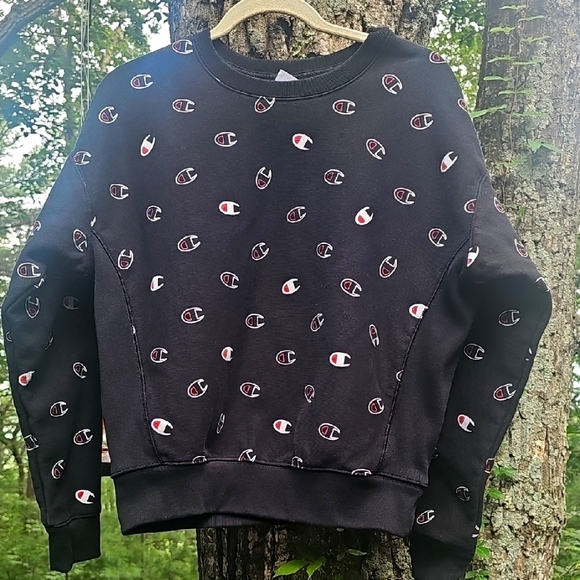 Champion Tops - Champion Monogram Sweatshirt Size Large